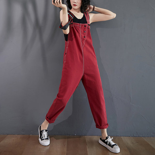 Denim Plus Size Suspender Jumpsuit - Premium  from Milly N Molly  - Just $70! Shop now at Milly N Molly  