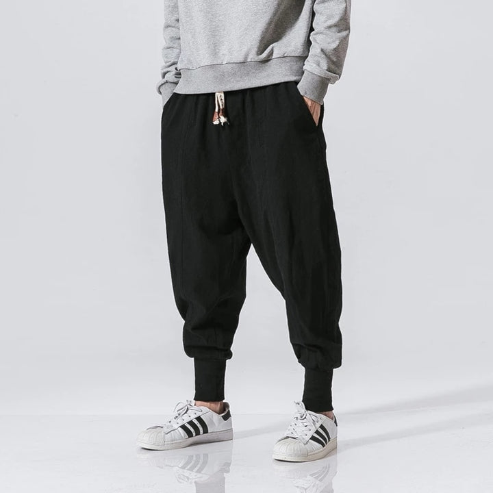 Cotton Linen Harem Pants for Men - Premium  from Milly N Molly - Just $35! Shop now at Milly N Molly  