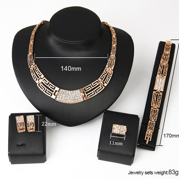 Gold Indian Bridal Jewelry Set - Premium  from Milly N Molly - Just $20! Shop now at Milly N Molly  