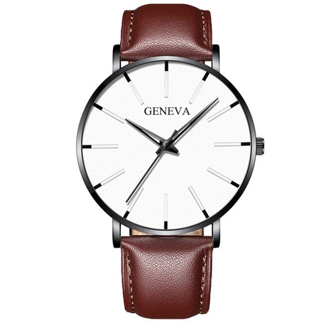 Minimalist Stainless Steel Mens Watch - Premium  from Milly N Molly - Just $20! Shop now at Milly N Molly  