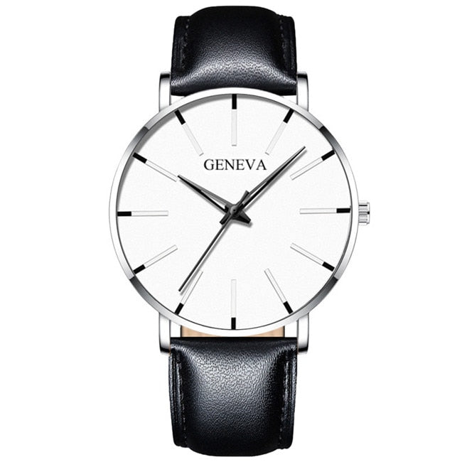 Minimalist Stainless Steel Mens Watch - Premium  from Milly N Molly - Just $20! Shop now at Milly N Molly  