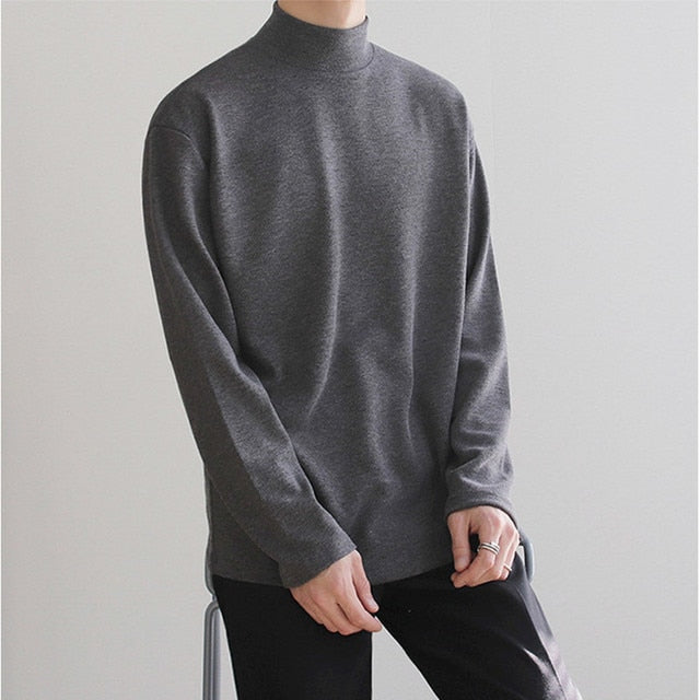 Casual Velvet Turtleneck Men Loose Sweater - Premium  from Milly N Molly - Just $40! Shop now at Milly N Molly  