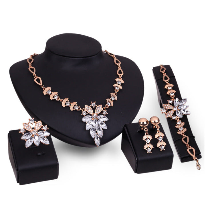 Gold Indian Bridal Jewelry Set - Premium  from Milly N Molly - Just $20! Shop now at Milly N Molly  