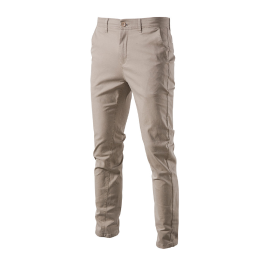 Solid Color Slim Fit Men's Pants - Premium  from Milly N Molly - Just $64! Shop now at Milly N Molly  