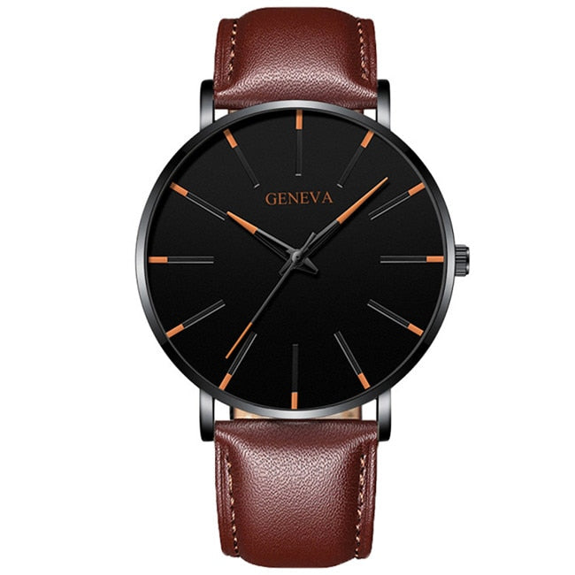 Minimalist Stainless Steel Mens Watch - Premium  from Milly N Molly - Just $20! Shop now at Milly N Molly  