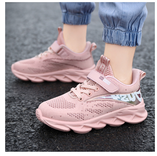 Lace-Up Girls Breathable Running Shoes - Premium  from Milly N Molly - Just $70! Shop now at Milly N Molly  