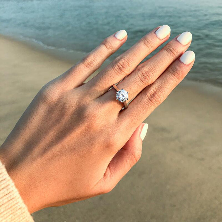 Luxury Moissanite Engagement Ring - Premium  from Milly N Molly - Just $63! Shop now at Milly N Molly  