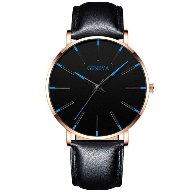 Minimalist Stainless Steel Mens Watch - Premium  from Milly N Molly - Just $20! Shop now at Milly N Molly  