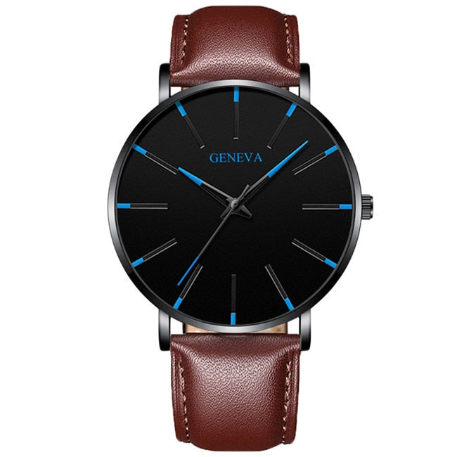 Minimalist Stainless Steel Mens Watch - Premium  from Milly N Molly - Just $20! Shop now at Milly N Molly  