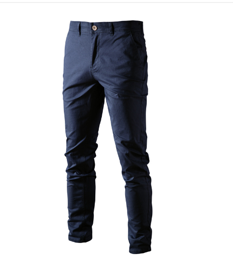 Solid Color Slim Fit Men's Pants - Premium  from Milly N Molly - Just $64! Shop now at Milly N Molly  