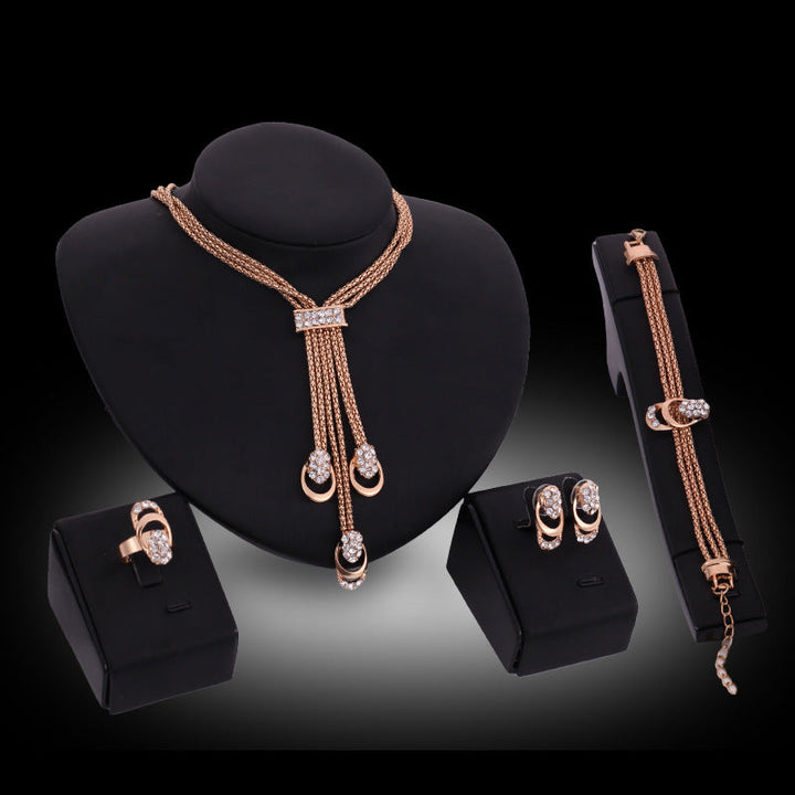 Gold Indian Bridal Jewelry Set - Premium  from Milly N Molly - Just $20! Shop now at Milly N Molly  