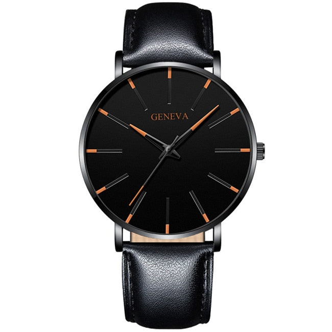 Minimalist Stainless Steel Mens Watch - Premium  from Milly N Molly - Just $20! Shop now at Milly N Molly  