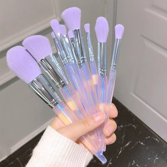 Purple Makeup Brush Set - Premium  from Milly N Molly  - Just $24! Shop now at Milly N Molly  