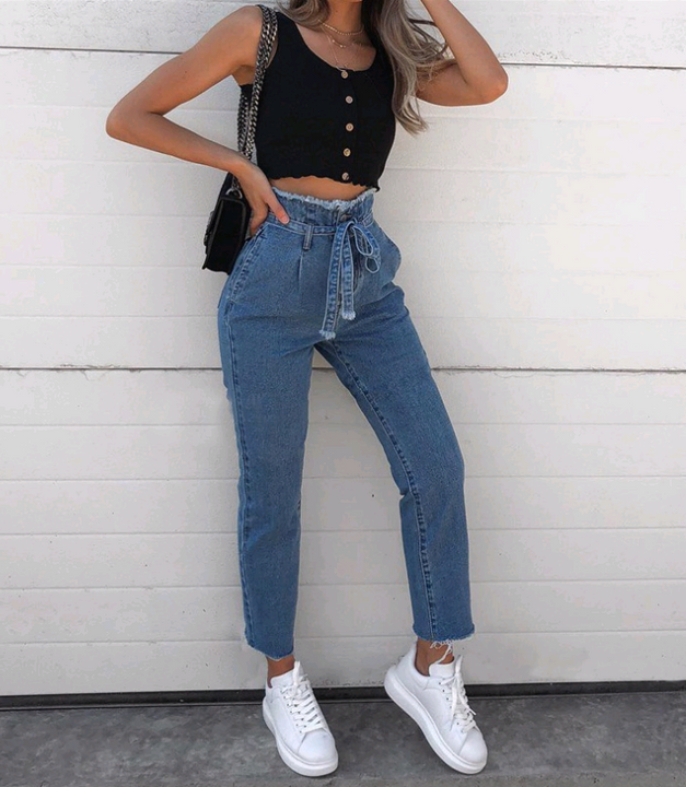 High Waisted Jeans - Premium  from Milly N Molly  - Just $53! Shop now at Milly N Molly  