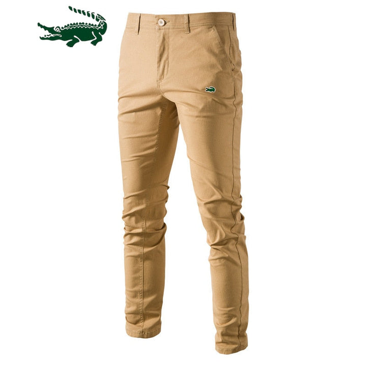 Solid Color Slim Fit Men's Pants - Premium  from Milly N Molly - Just $64! Shop now at Milly N Molly  