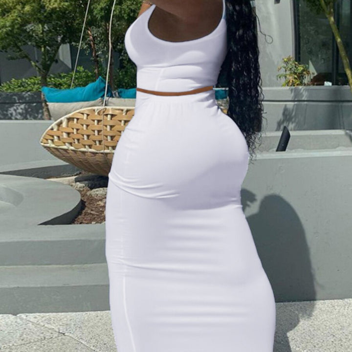 Women's Skinny Backless Outfit Suit Set - Premium  from Milly N Molly - Just $44! Shop now at Milly N Molly  