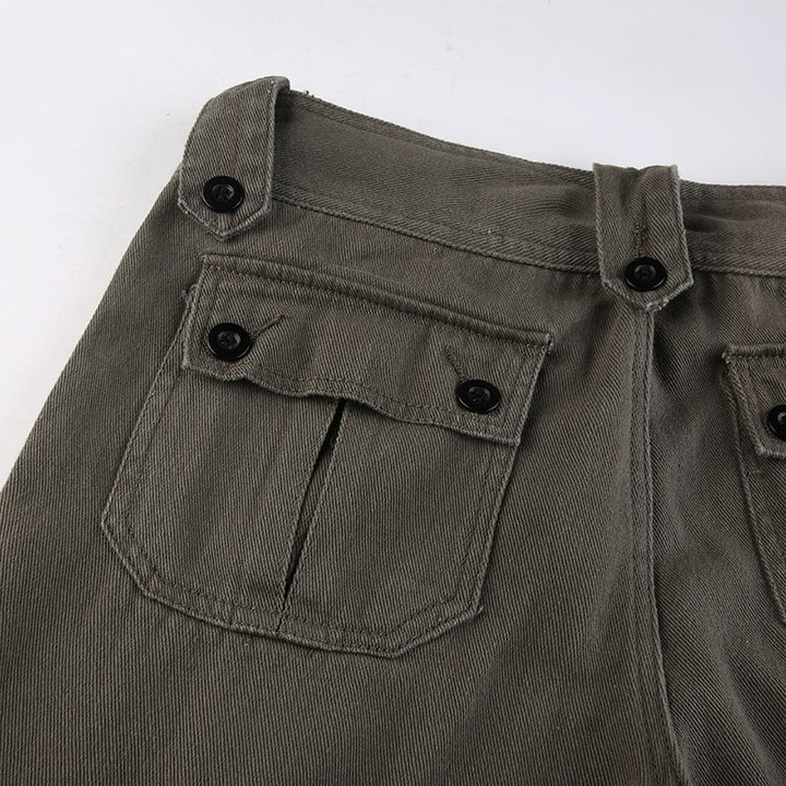 Button Low Waist Women's Denim Pants - Premium  from Milly N Molly  - Just $46! Shop now at Milly N Molly  