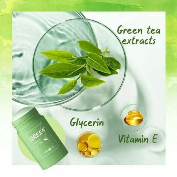 Green Tea Cleansing Mask Stick - Premium  from Milly N Molly - Just $23! Shop now at Milly N Molly  