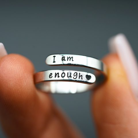 I Am Enough Ring - Premium  from Milly N Molly  - Just $15! Shop now at Milly N Molly  