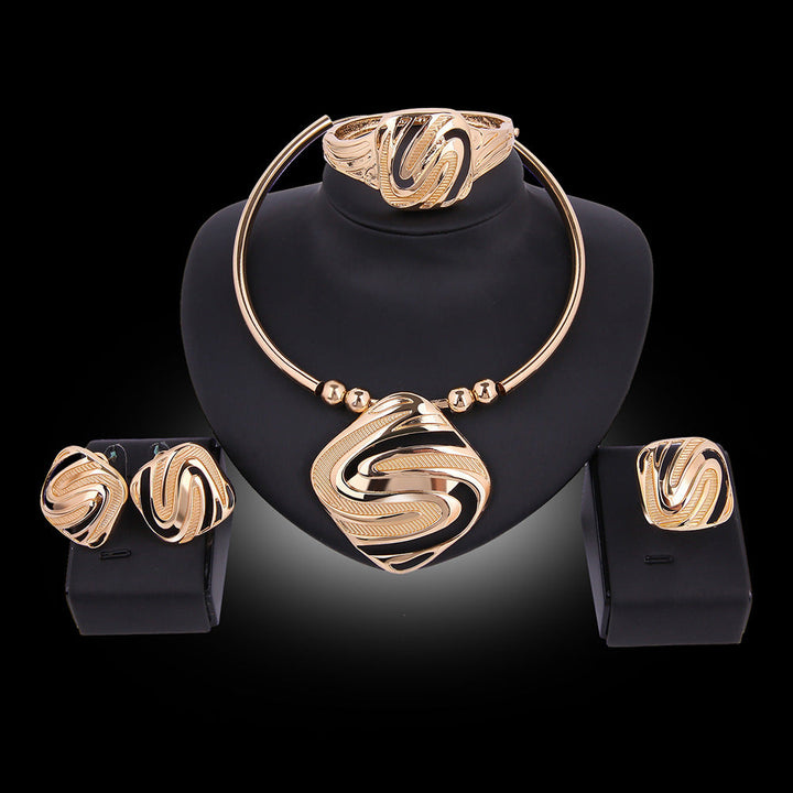 Gold Indian Bridal Jewelry Set - Premium  from Milly N Molly - Just $20! Shop now at Milly N Molly  