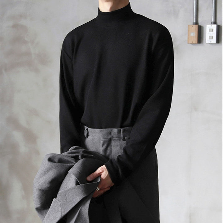 Casual Velvet Turtleneck Men Loose Sweater - Premium  from Milly N Molly - Just $40! Shop now at Milly N Molly  