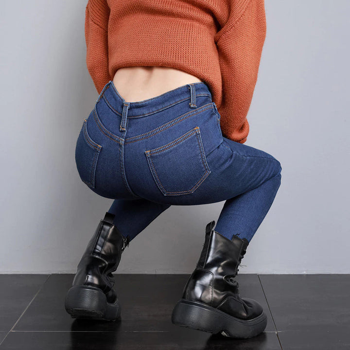 Fleece Lined Jeans - Premium  from Milly N Molly  - Just $61! Shop now at Milly N Molly  