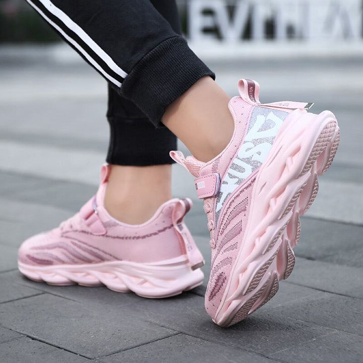 Lace-Up Girls Breathable Running Shoes - Premium  from Milly N Molly - Just $70! Shop now at Milly N Molly  