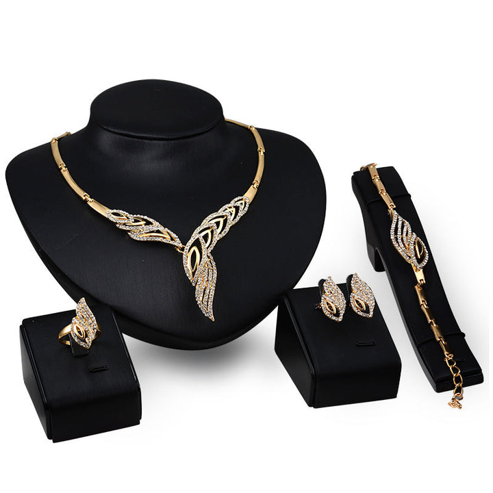 Gold Indian Bridal Jewelry Set - Premium  from Milly N Molly - Just $20! Shop now at Milly N Molly  