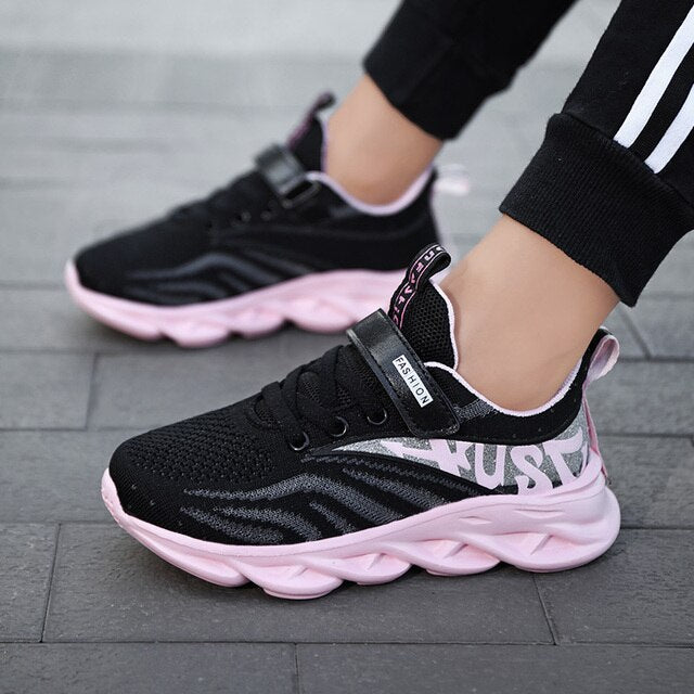 Lace-Up Girls Breathable Running Shoes - Premium  from Milly N Molly - Just $70! Shop now at Milly N Molly  