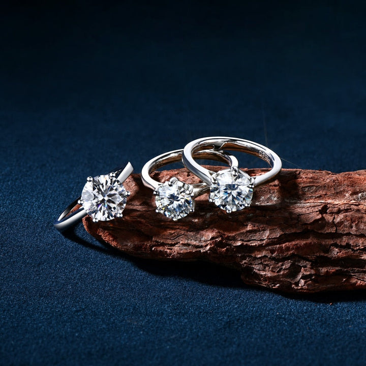 Luxury Moissanite Engagement Ring - Premium  from Milly N Molly - Just $63! Shop now at Milly N Molly  