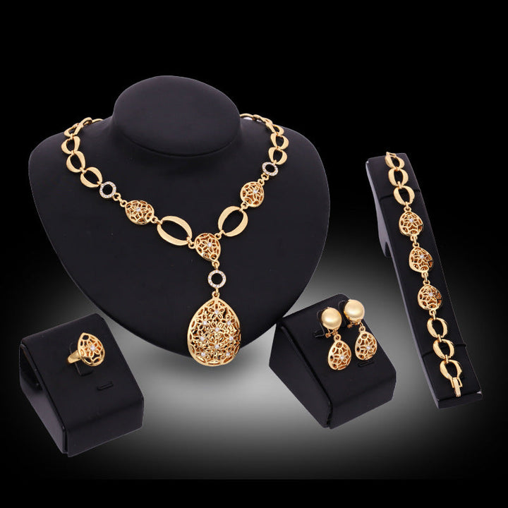 Gold Indian Bridal Jewelry Set - Premium  from Milly N Molly - Just $20! Shop now at Milly N Molly  