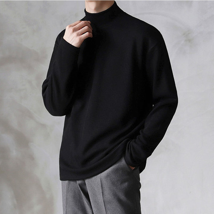Casual Velvet Turtleneck Men Loose Sweater - Premium  from Milly N Molly - Just $40! Shop now at Milly N Molly  