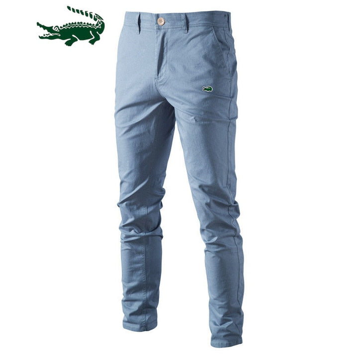 Solid Color Slim Fit Men's Pants - Premium  from Milly N Molly - Just $64! Shop now at Milly N Molly  