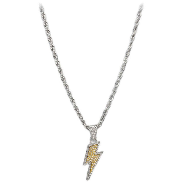 Full Zircon Lightning Pendant Necklace - Premium  from Milly N Molly  - Just $16! Shop now at Milly N Molly  