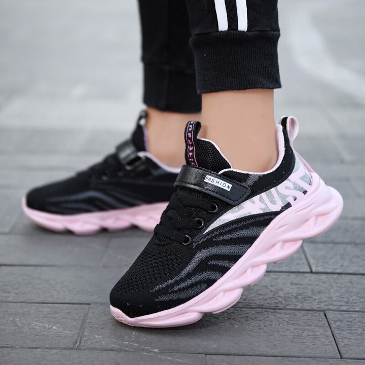 Lace-Up Girls Breathable Running Shoes - Premium  from Milly N Molly - Just $70! Shop now at Milly N Molly  