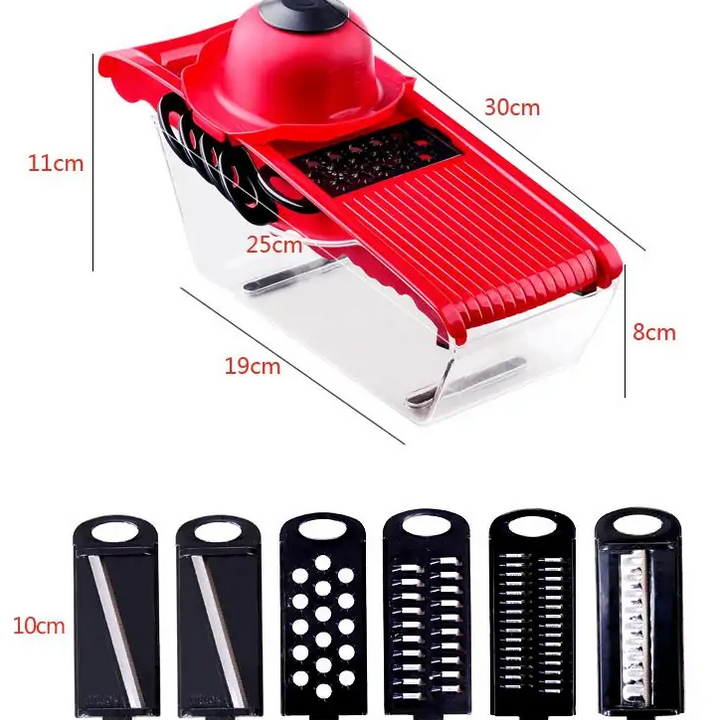 Multifunction Kitchen Slicer 6 Blades - Premium  from My Store - Just $20.79! Shop now at Milly N Molly  