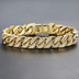 Miami Curb Cuban Chain Bracelet For Men Gold - Premium  from My Store - Just $11.10! Shop now at Milly N Molly  