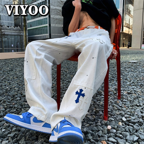 Baggy Printed Denim Pants - Premium  from Milly N Molly - Just $67! Shop now at Milly N Molly  