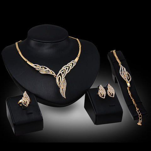 Gold Indian Bridal Jewelry Set - Premium  from Milly N Molly - Just $20! Shop now at Milly N Molly  