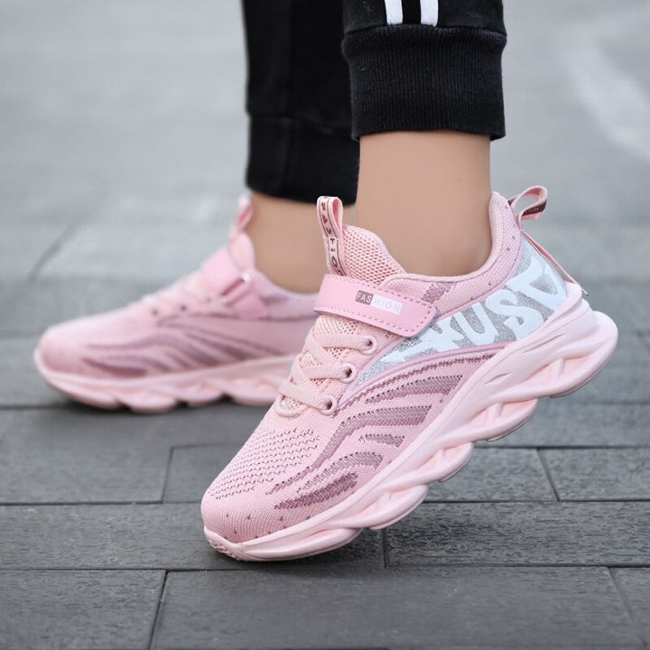 Lace-Up Girls Breathable Running Shoes - Premium  from Milly N Molly - Just $70! Shop now at Milly N Molly  