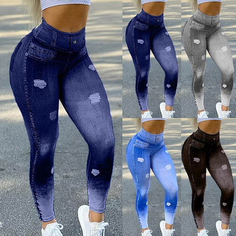 Faux Denim Jean Leggings - Premium  from Milly N Molly  - Just $31! Shop now at Milly N Molly  