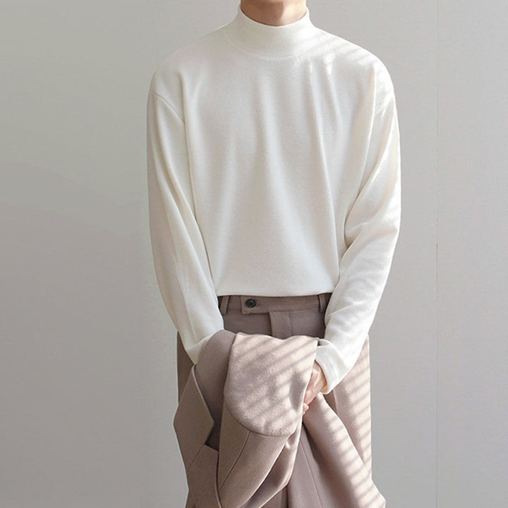 Casual Velvet Turtleneck Men Loose Sweater - Premium  from Milly N Molly - Just $40! Shop now at Milly N Molly  