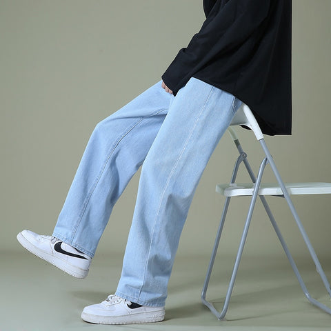 Men's Denim Wide-leg Pants - Premium  from Milly N Molly  - Just $54! Shop now at Milly N Molly  