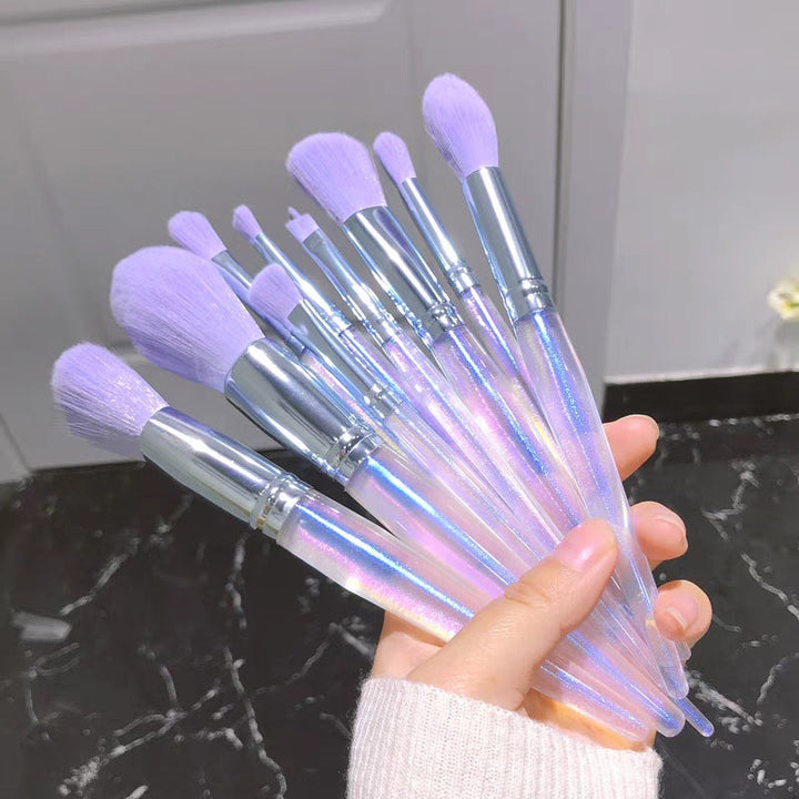 Purple Makeup Brush Set - Premium  from Milly N Molly  - Just $24! Shop now at Milly N Molly  