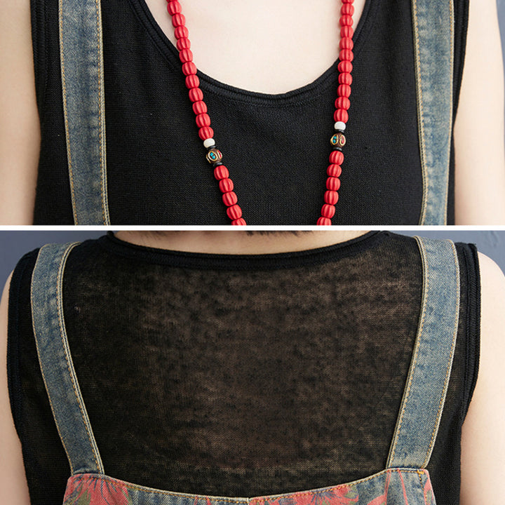 Floral Printed Denim Playsuits - Premium  from Milly N Molly  - Just $72! Shop now at Milly N Molly  