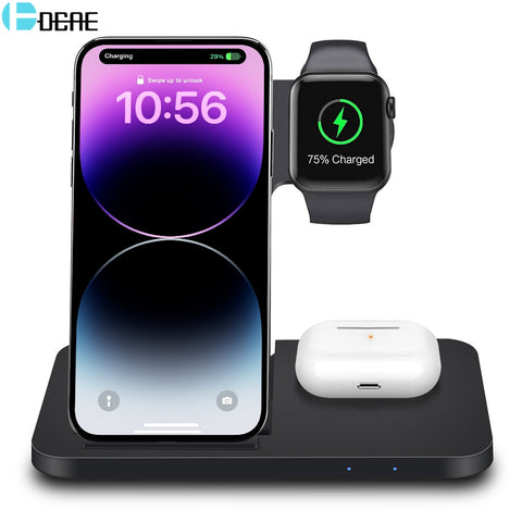 3in1 Wireless Fast Charger Dock Station - Premium  from Milly N Molly  - Just $33! Shop now at Milly N Molly  