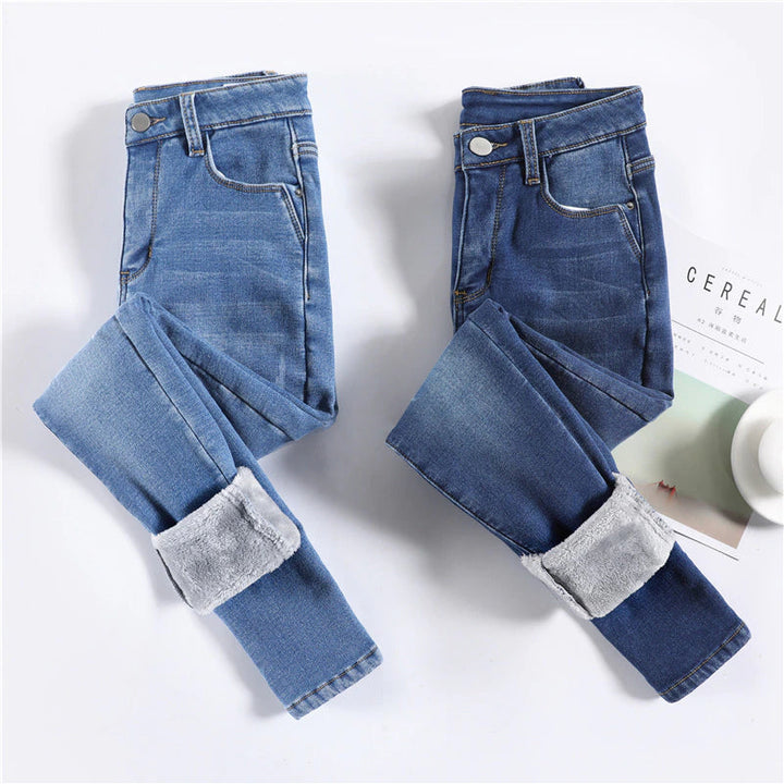 Fleece Lined Jeans - Premium  from Milly N Molly  - Just $61! Shop now at Milly N Molly  