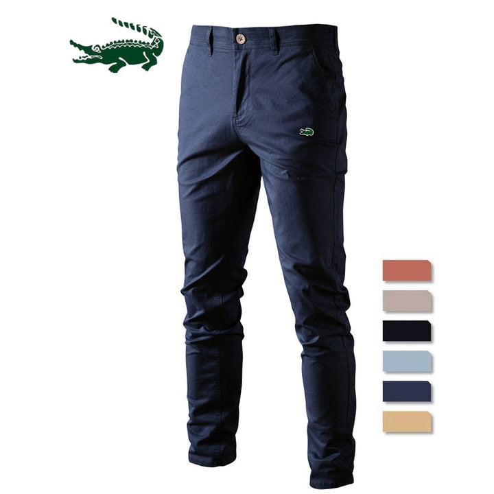 Solid Color Slim Fit Men's Pants - Premium  from Milly N Molly - Just $64! Shop now at Milly N Molly  