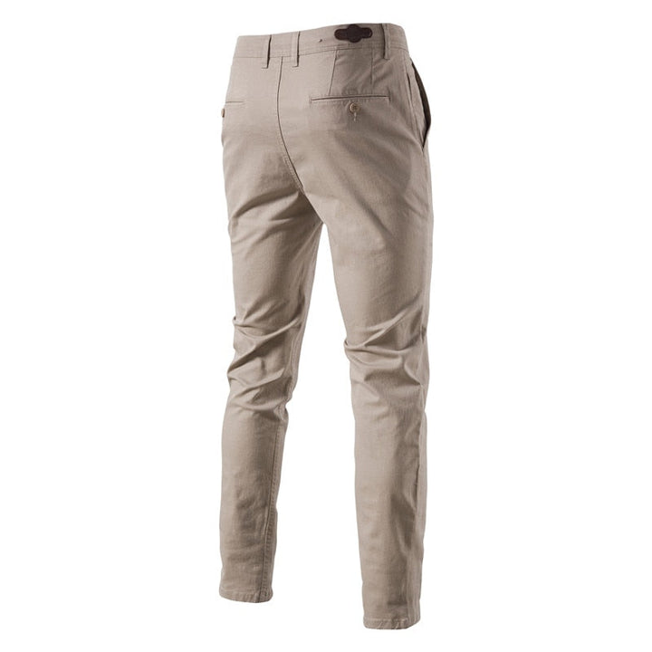 Solid Color Slim Fit Men's Pants - Premium  from Milly N Molly - Just $64! Shop now at Milly N Molly  