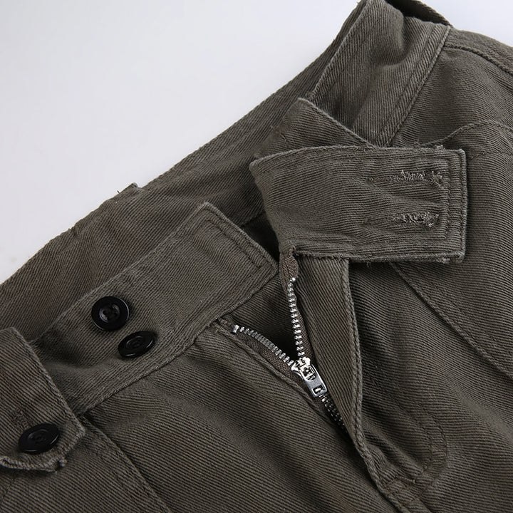 Button Low Waist Women's Denim Pants - Premium  from Milly N Molly  - Just $46! Shop now at Milly N Molly  